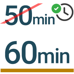 fulltime 60 minutes massage