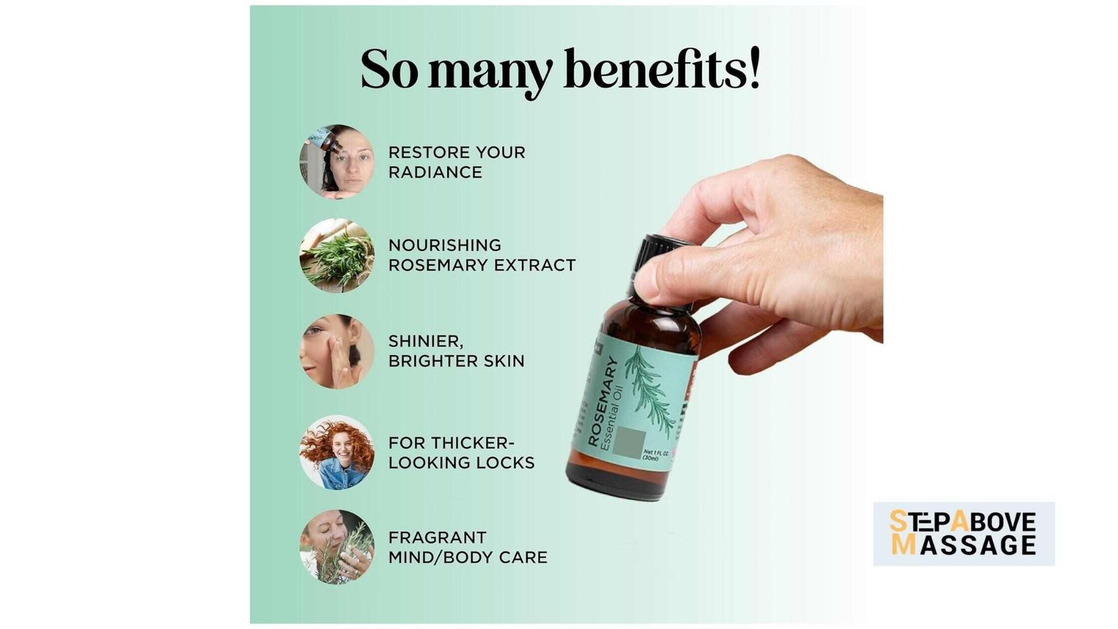 benefits of using Rosemary Essential Oil for massage