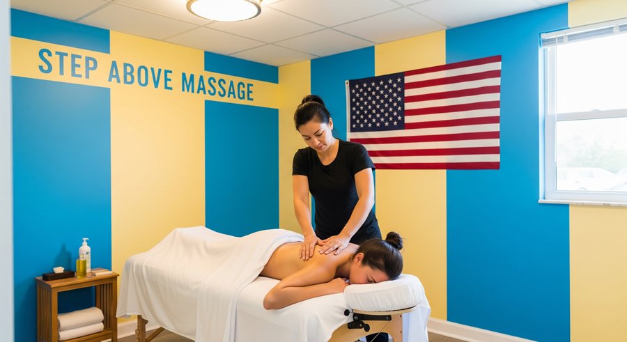 woman getting Swedish massage