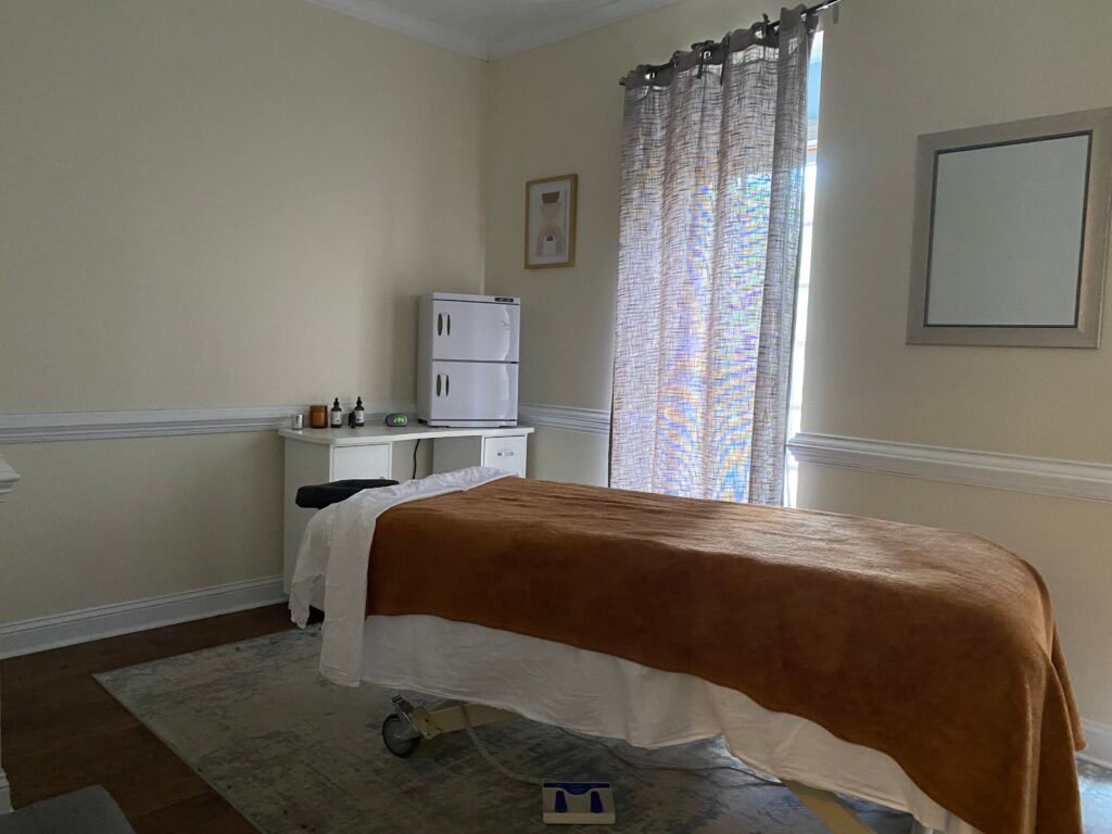 Massage Room in Raleigh Spa