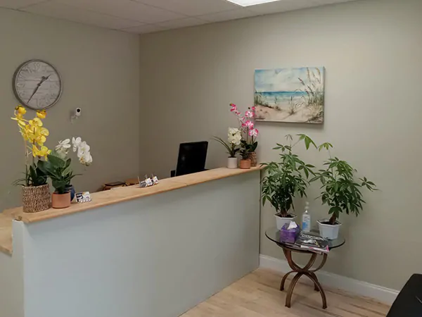 entrance waiting secretary room